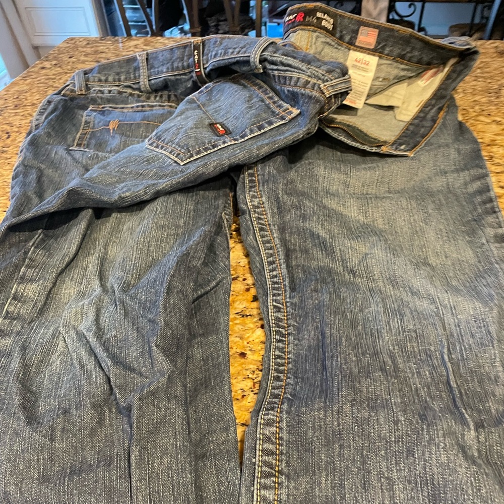 2 pairs of Ariat FR Relaxed Bootcut Jeans